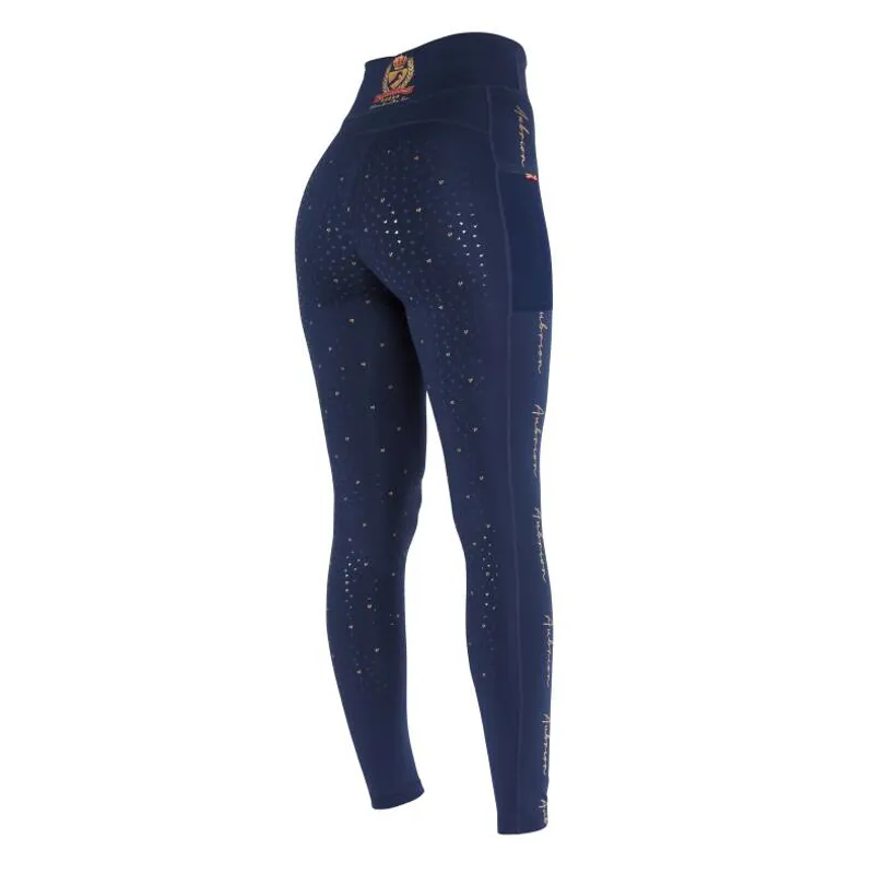 Aubrion Team Riding Tights - Navy Blue -2